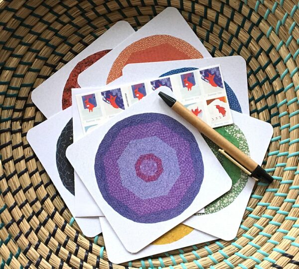 Balance Notecards arranged in basket