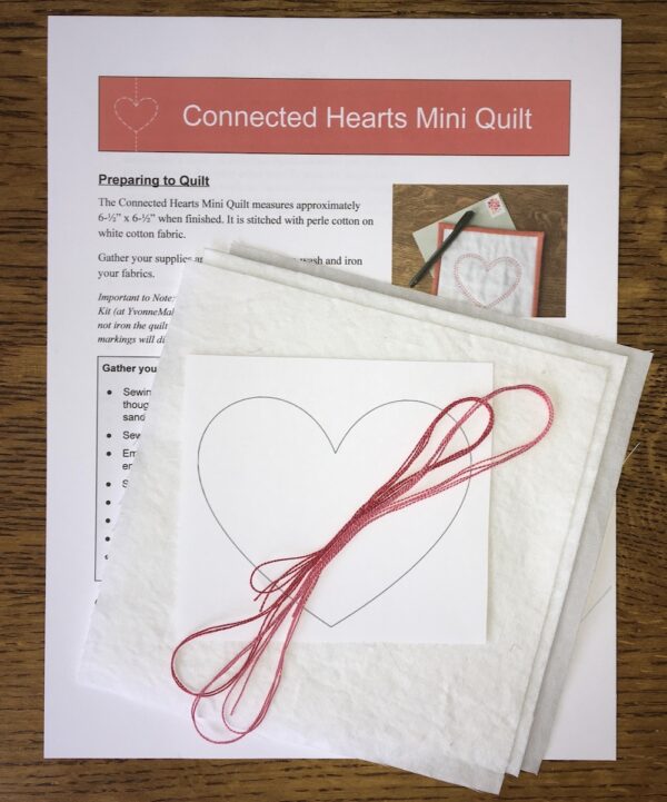 Connected Hearts Mini Quilt Kit