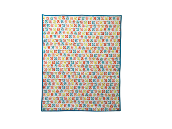 Whole Cloth Quilt featuring Retro Phone Print